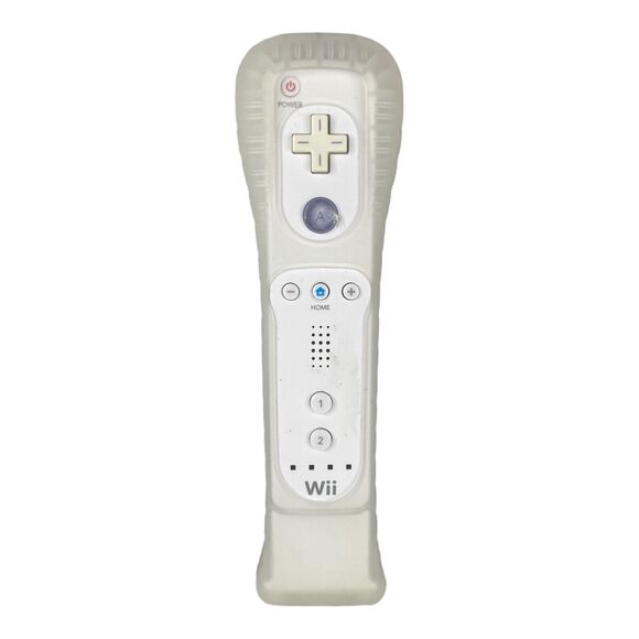OEM Nintendo Wii Remote Controller with Motion Plus Adapter and Sleeve Tested - Picture 1 of 2